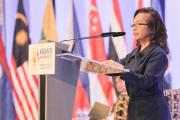 Former President of the Philippines, H.E. Gloria Macapagal-Arroyo spoke in the panel discussion